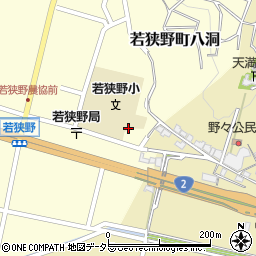 兵庫県相生市若狭野町八洞188周辺の地図