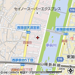 兵庫県姫路市広畑区西夢前台4丁目262周辺の地図