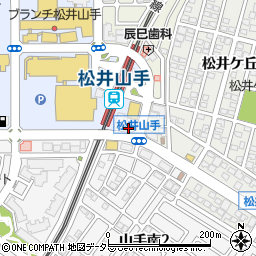 京進スクール・ワン松井山手教室−個別指導周辺の地図