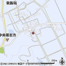 兵庫県加古川市志方町東飯坂134周辺の地図