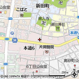 株式会社丸七鈴木商店周辺の地図