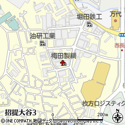 梅田製綱株式会社周辺の地図