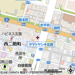 兵庫県姫路市本町127周辺の地図