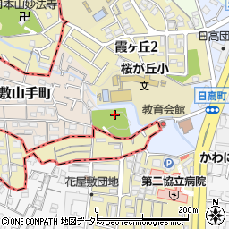 兵庫県川西市日高町3周辺の地図