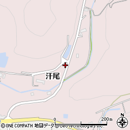 愛知県西尾市吉良町駮馬汗尾周辺の地図