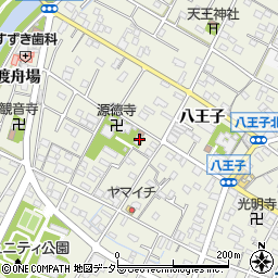 愛知県西尾市吉良町上横須賀寒破池46周辺の地図