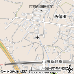 兵庫県姫路市広畑区西蒲田500周辺の地図