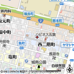 兵庫県姫路市西二階町77周辺の地図