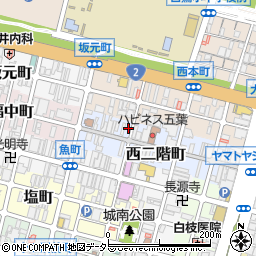 兵庫県姫路市西二階町80周辺の地図