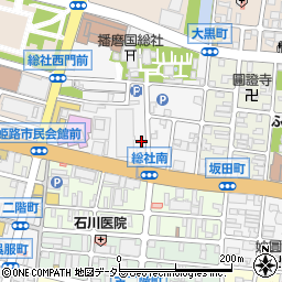 兵庫県姫路市総社本町73周辺の地図
