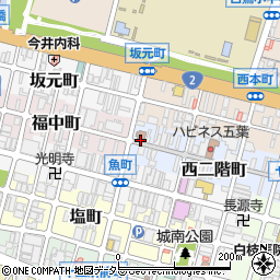 兵庫県姫路市西二階町68周辺の地図
