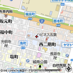 兵庫県姫路市西二階町74周辺の地図