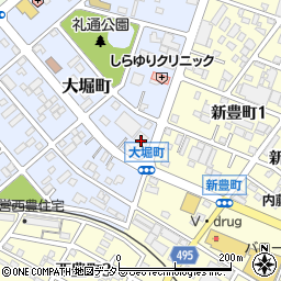 中日新聞西本新聞舗インター店周辺の地図