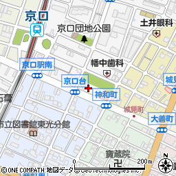 兵庫県姫路市城東町京口台11周辺の地図