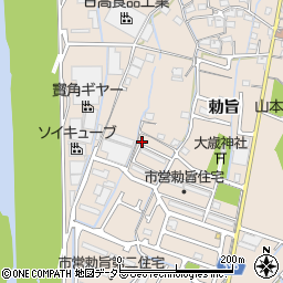 兵庫県姫路市花田町勅旨周辺の地図