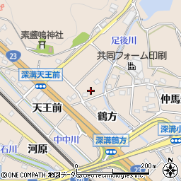 愛知県額田郡幸田町深溝江松52-1周辺の地図