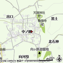 京都府城陽市中中ノ郷22周辺の地図