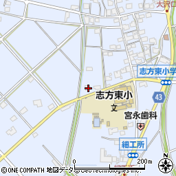 兵庫県加古川市志方町細工所187周辺の地図