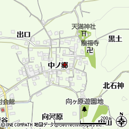 京都府城陽市中中ノ郷23周辺の地図