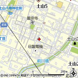 日製電機土山倉庫周辺の地図