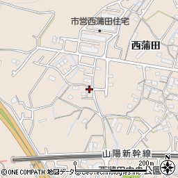 兵庫県姫路市広畑区西蒲田490周辺の地図