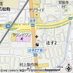 大起水産　回転寿司高槻店周辺の地図
