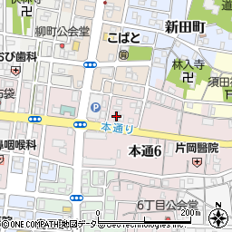 鈴木時計店周辺の地図