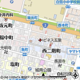 兵庫県姫路市西二階町75周辺の地図