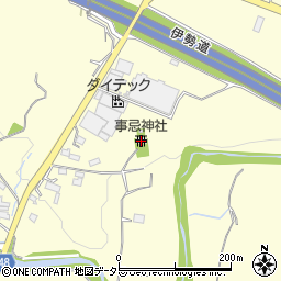 事忌神社周辺の地図