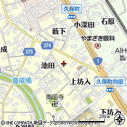 岡崎信用金庫国府支店周辺の地図