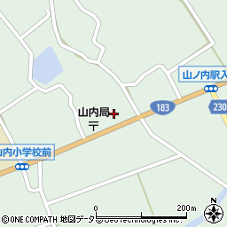 広島県庄原市山内町717周辺の地図