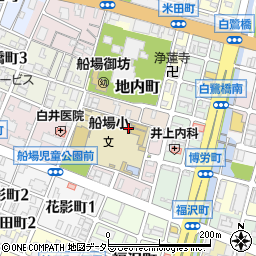 姫路市立船場小学校　学童保育園周辺の地図