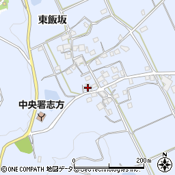 兵庫県加古川市志方町東飯坂217周辺の地図