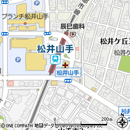 東進衛星予備校　松井山手校周辺の地図