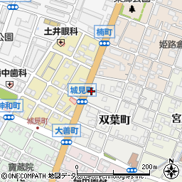 兵庫県姫路市双葉町105周辺の地図