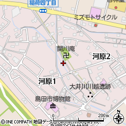 静岡県島田市河原周辺の地図