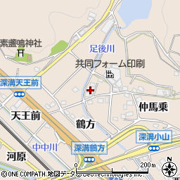 愛知県額田郡幸田町深溝江松41周辺の地図