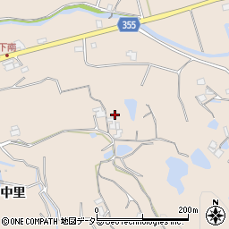 兵庫県三木市細川町中里周辺の地図