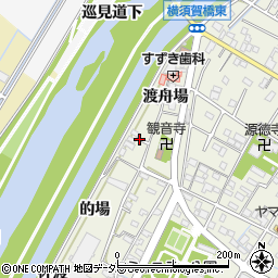 愛知県西尾市吉良町上横須賀馬頭周辺の地図