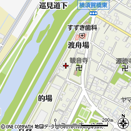 愛知県西尾市吉良町上横須賀（馬頭）周辺の地図