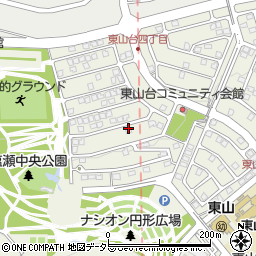 兵庫県西宮市東山台4丁目周辺の地図