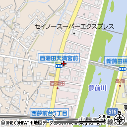 兵庫県姫路市広畑区西夢前台4丁目254周辺の地図