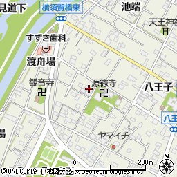 愛知県西尾市吉良町上横須賀寒破池75周辺の地図