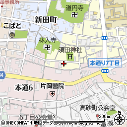 静岡県島田市祇園町8395周辺の地図
