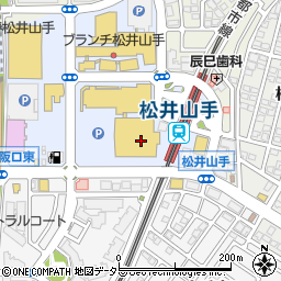珈琲館 フレスト松井山手店周辺の地図