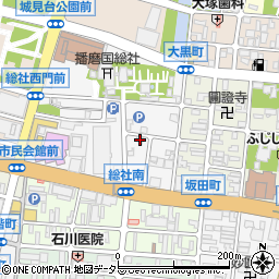 兵庫県姫路市総社本町41周辺の地図