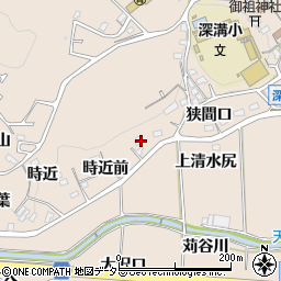 愛知県額田郡幸田町深溝時近前21周辺の地図