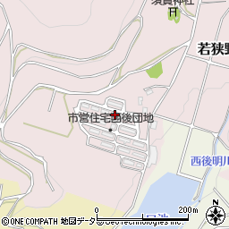 兵庫県相生市若狭野町西後明162周辺の地図