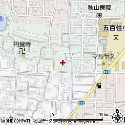 大阪府高槻市西五百住町14周辺の地図