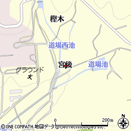 愛知県西尾市吉良町宮迫宮後周辺の地図